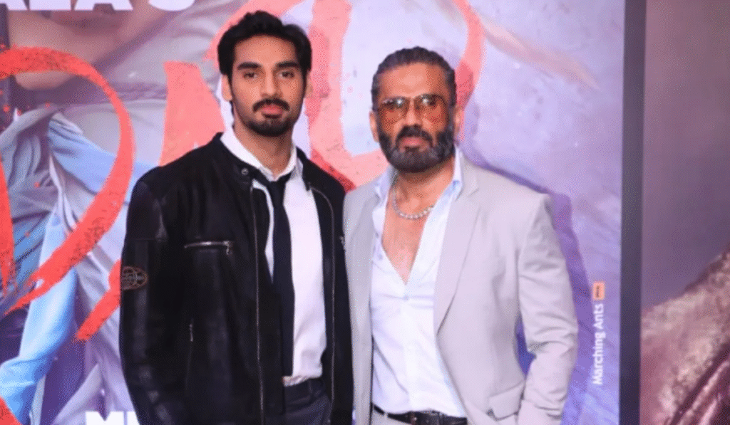 Ahan Shetty Father