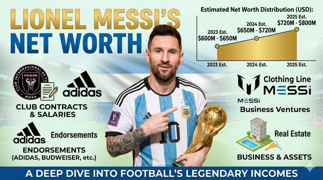 Lionel Messi Net Worth 2026: Salary, Earnings, Assets, Amazing Brand