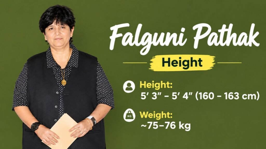 Falguni Pathak Height